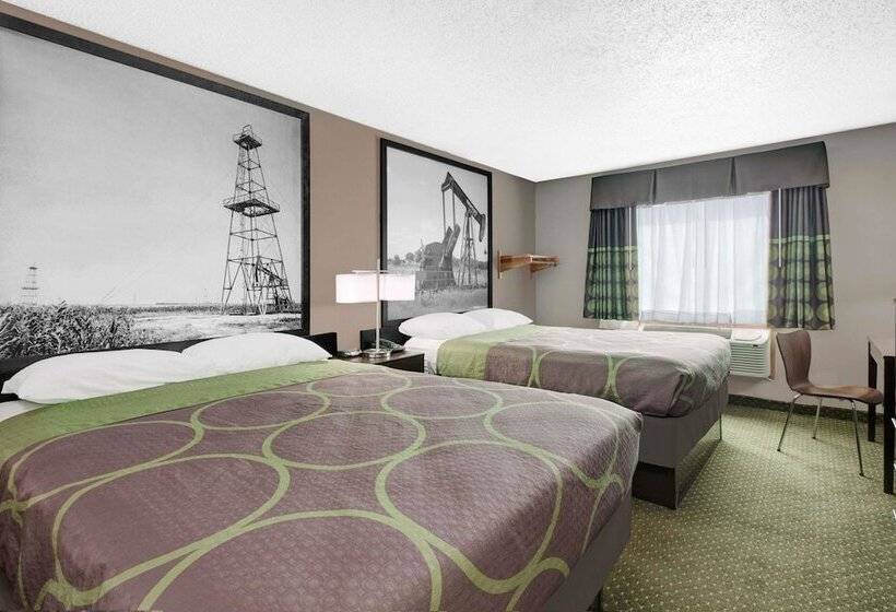 חדר סטנדרט שתי מיטות זוגיות, Super 8 By Wyndham Bedford Dfw Airport West