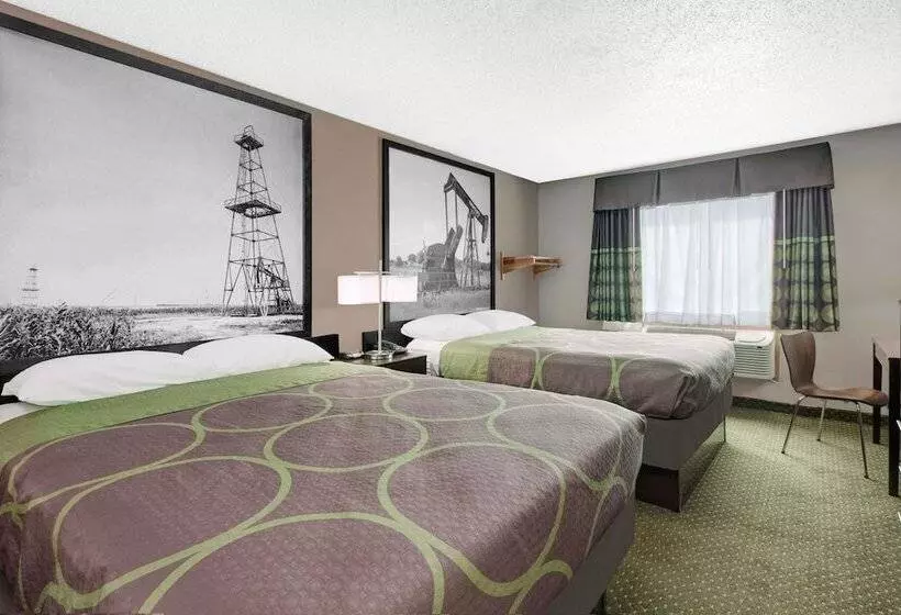 ２ダブルベッドのスタンダードルーム, Super 8 By Wyndham Bedford Dfw Airport West