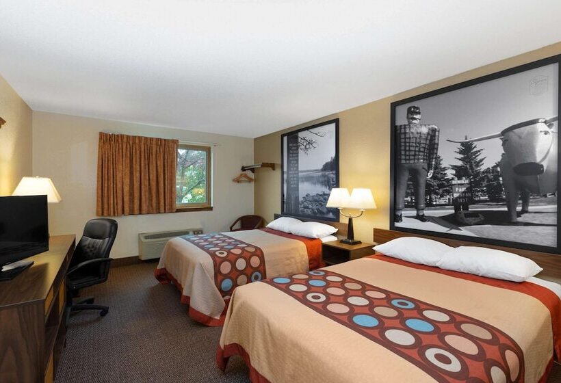 غرفه قياسيه سريرين مزدوجين, Super 8 By Wyndham Bemidji Mn