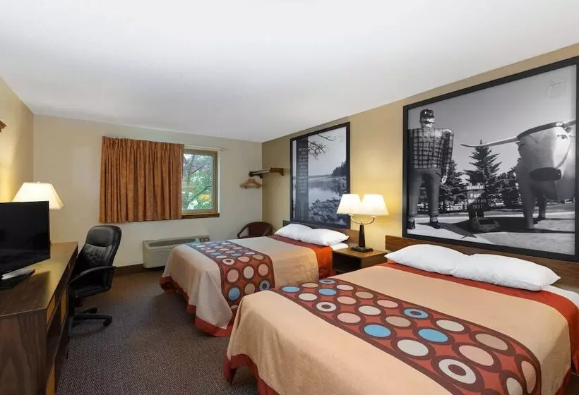اتاق استاندارد با 2 تخت دوبل, Super 8 By Wyndham Bemidji Mn