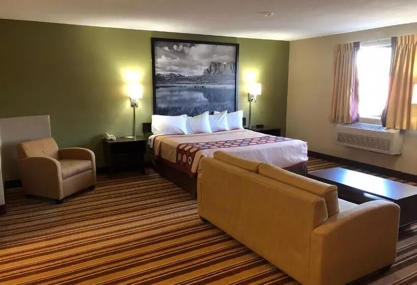 キングサイズベッドのデラックススイート, Super 8 By Wyndham S Jordan/sandy/slc Area