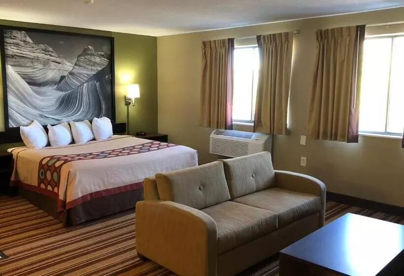 キングサイズベッドのデラックスルーム, Super 8 By Wyndham S Jordan/sandy/slc Area