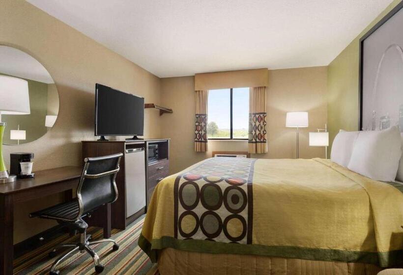 חדר סטנדרט עם מיטת קינג, Super 8 By Wyndham Sikeston/miner Area