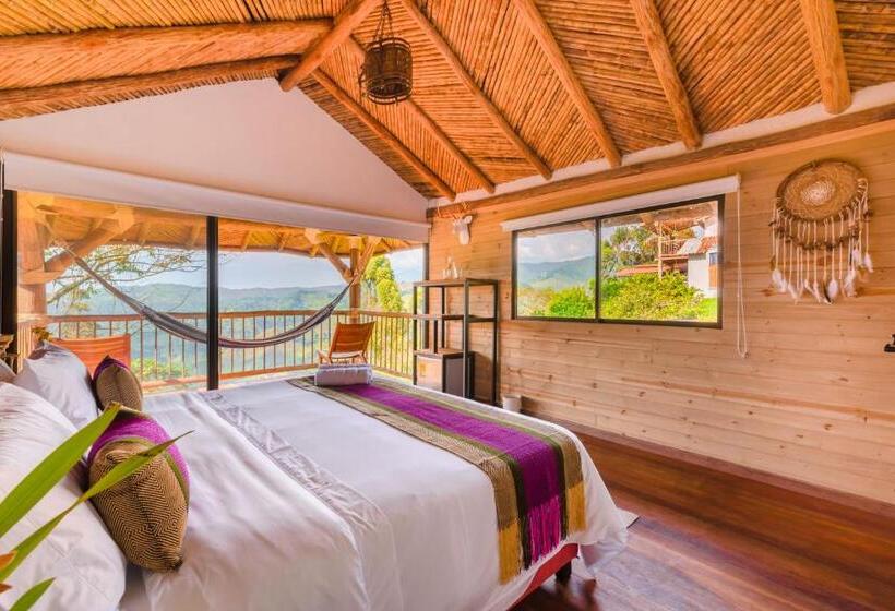 Номер Deluxe с Балконом, Kawa Mountain Retreat