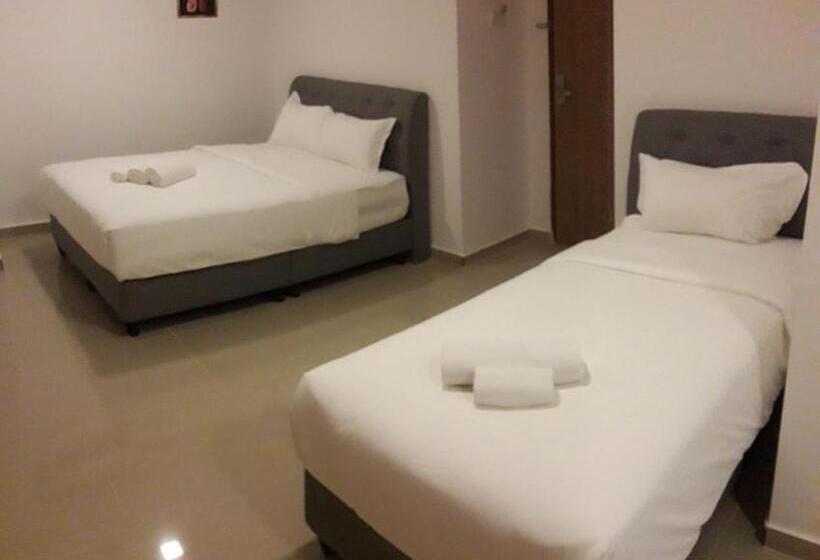 标准三人间, Shobi Hotel Johor Bahru Near Ciq Jb