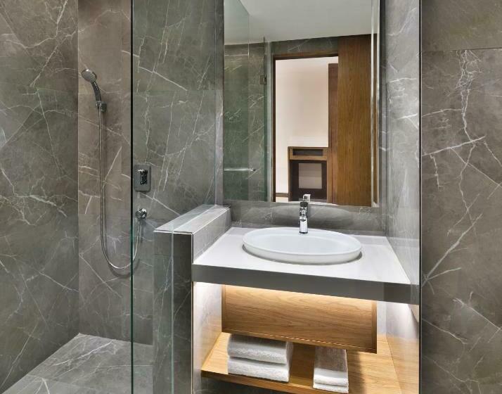 带大床的豪华间, Le Meridien Hyderabad