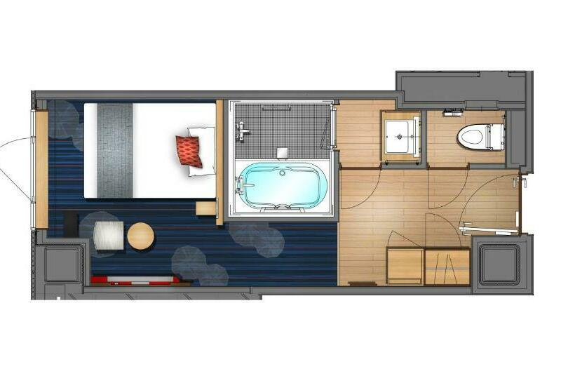 Номер Стандарт Индивидуальный, Rihga Gran Kyoto