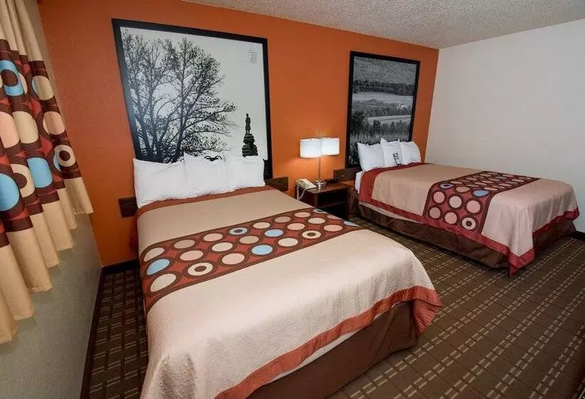 اتاق استاندارد با 2 تخت دوبل, Super 8 By Wyndham Altoona