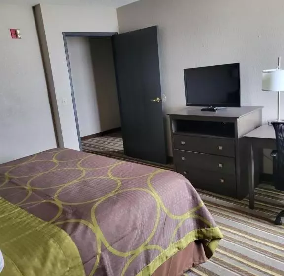 キングサイズベッドのスタンダードルーム, Super 8 By Wyndham Aurora/naperville Area