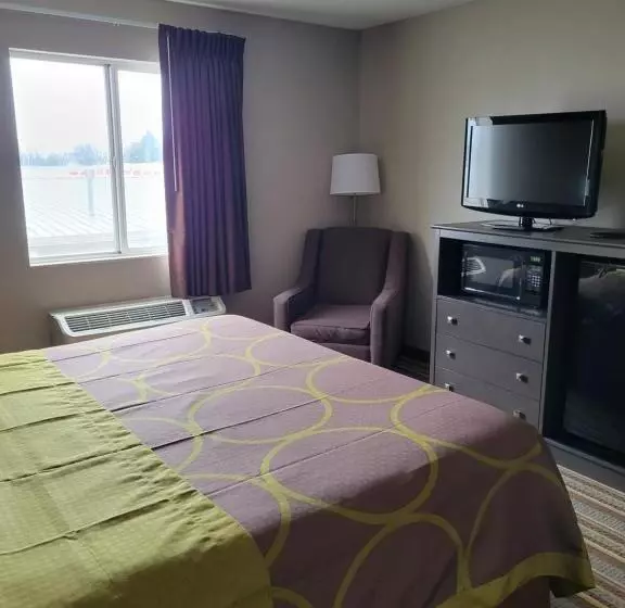 キングサイズベッドのスタンダードルーム, Super 8 By Wyndham Aurora/naperville Area