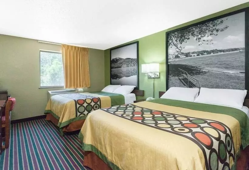 ２ダブルベッドのスタンダードルーム, Super 8 By Wyndham Bath Hammondsport Area