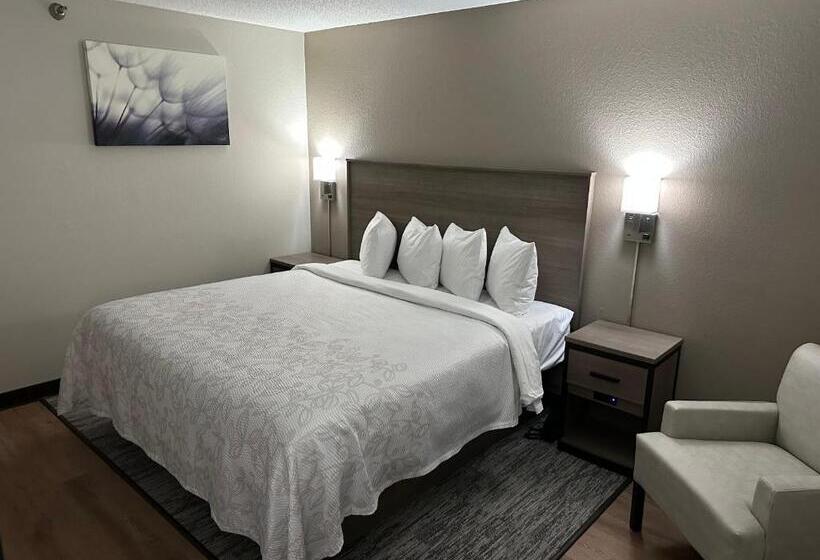 디럭스 룸 킹사이즈 침대, Red Roof Plus Belleville