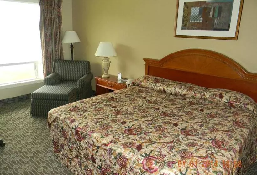 キングサイズベッドのスタンダードルーム, Lakeview Inn Centralia