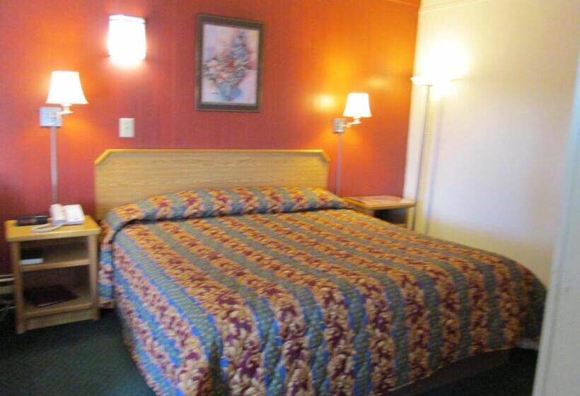 带大床的标准间, Townhouse Motel