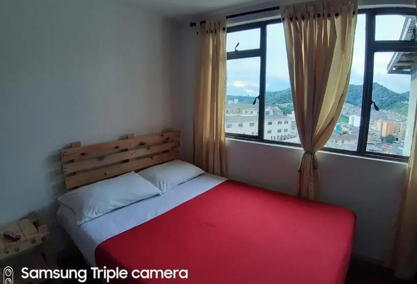 اتاق استاندارد چهارنفره با سرویس بهداشتی مشترک, Hostal Triangulo Del Cafe