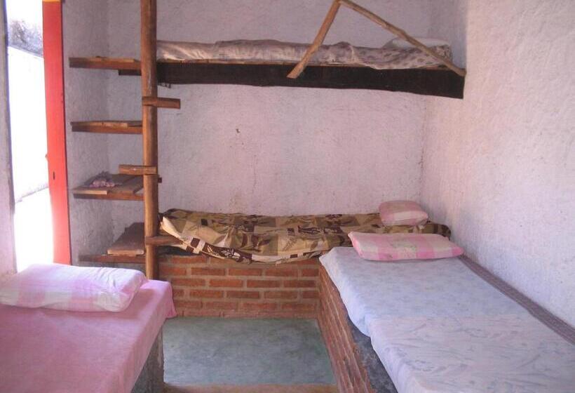 מיטה בחדר מעונות עם מקלחת משותפת, Hospedaria Cumuruxatiba