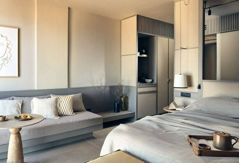디럭스 룸 바다 전망, The Royal Senses Resort & Spa Crete, Curio Collection Hilton