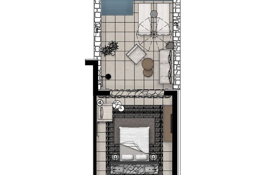 חדר דלוקס נוף לים, The Royal Senses Resort & Spa Crete, Curio Collection Hilton