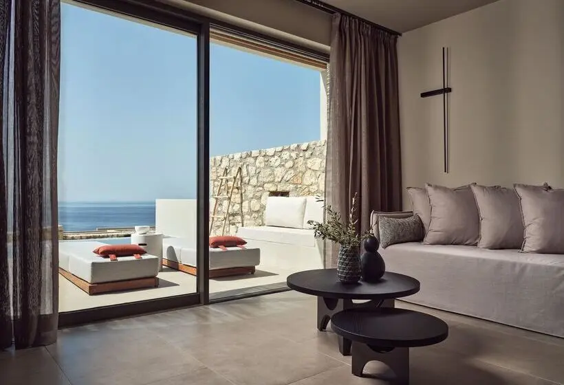 オーシャンビューの１ベッドルームビラ, The Royal Senses Resort & Spa Crete, Curio Collection Hilton