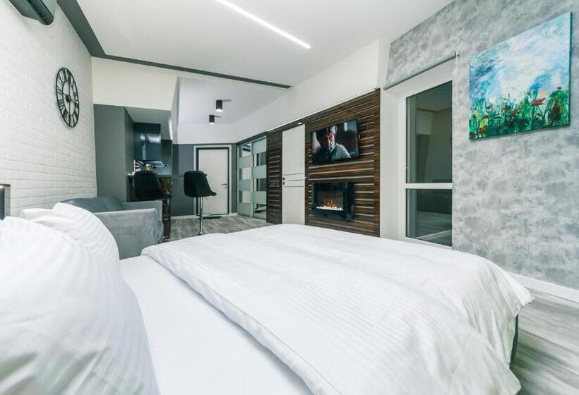 1 Szobás Apartman Erkéllyel, Luxury Apartments Arena Guliver