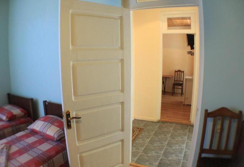 آپارتمان یک خوابه با دری مشترک که هال را جدا می کند., Luka, Near Church