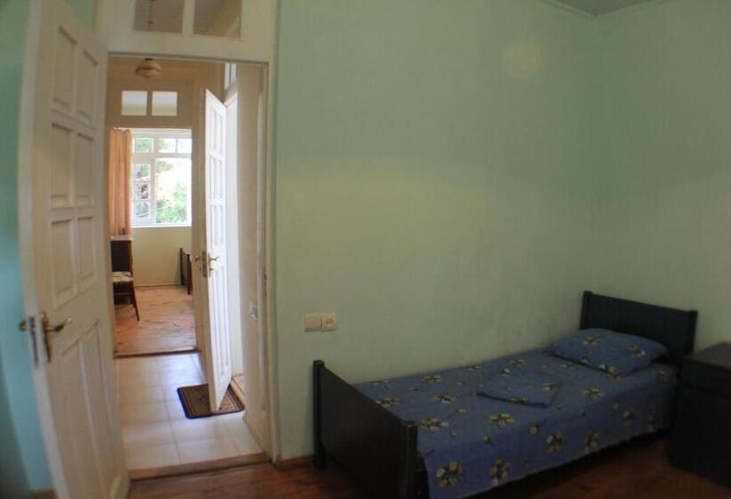 آپارتمان یک خوابه با دری مشترک که هال را جدا می کند., Luka, Near Church