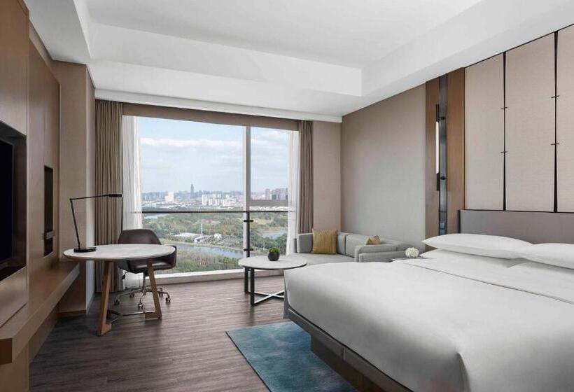 스탠다드 룸 킹사이즈 침대, Jiaxing Marriott