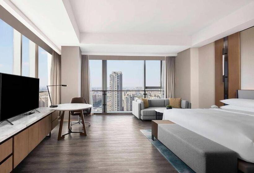 스탠다드 룸 킹사이즈 침대, Jiaxing Marriott