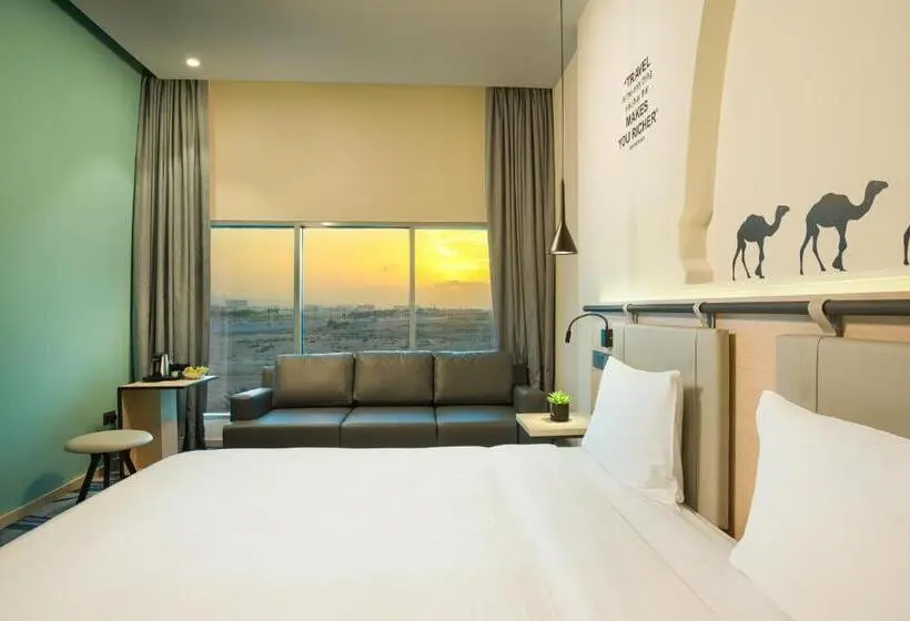 اتاق لوکس با تخت بزرگ, Swiss Belinn Airport Muscat Oman