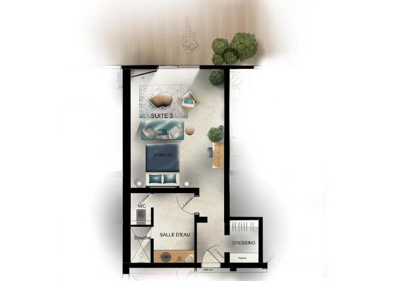 带海景标准四人间, A Casa Nostra