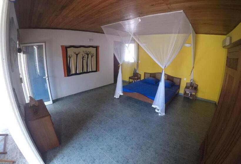 اتاق استاندارد با چشم‌انداز استخر, Villa Les Cocotiers