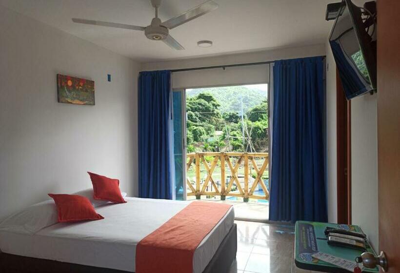 اتاق استاندارد با چشمانداز, La Rivera Playa Palomino