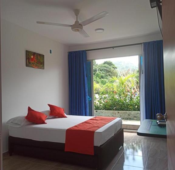 اتاق استاندارد با چشمانداز استخر, La Rivera Playa Palomino