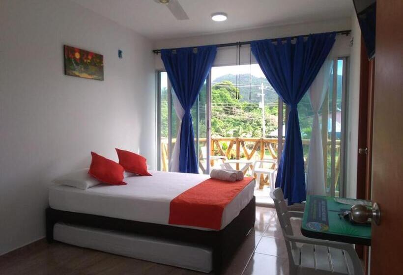 اتاق استاندارد با چشمانداز, La Rivera Playa Palomino