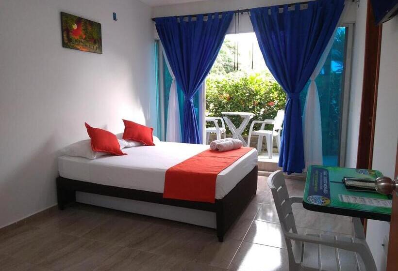 اتاق استاندارد با چشمانداز استخر, La Rivera Playa Palomino