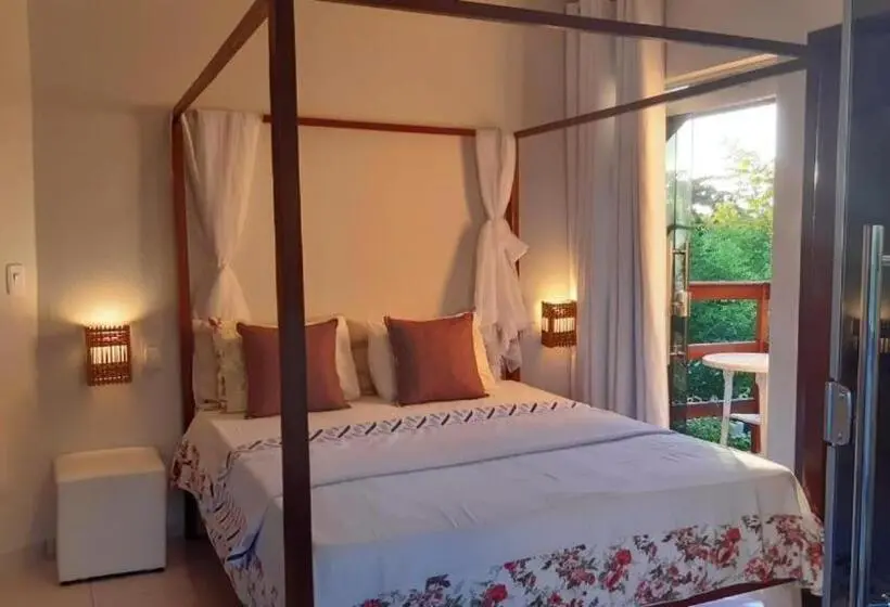 片側に海が見えるデラックスルーム, Villa Manoá