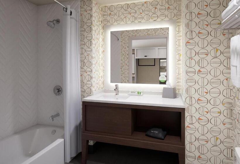 适合残疾人士使用的带超级大床的标准间, Holiday Inn Fort Worth   Alliance By Ihg