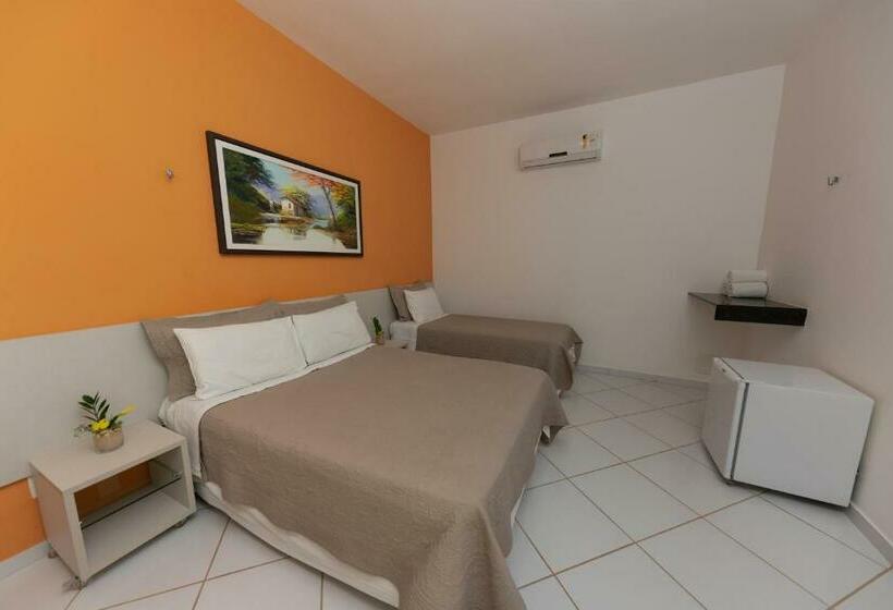 غرفة قياسية ثلاثية, Pousada Mirante Da Praia