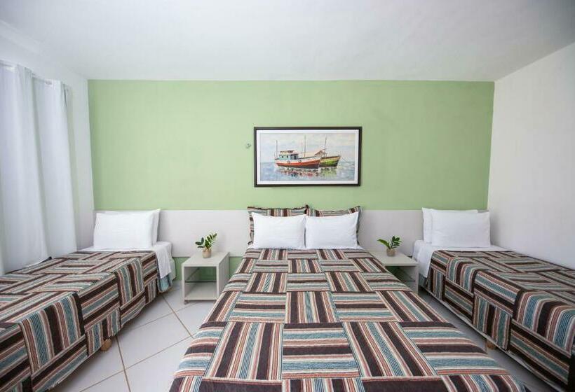 غرفة قياسية رباعية, Pousada Mirante Da Praia