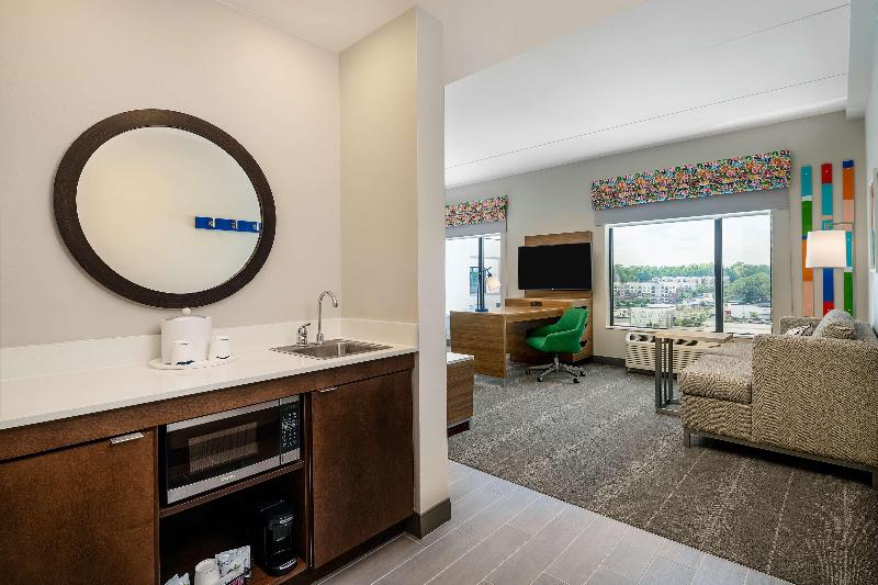 سوئیت با تخت بزرگ, Hampton Inn & Suites Raleigh Midtown
