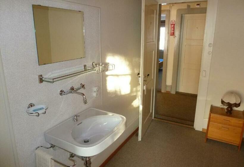 浴室共有のエコノミールーム, Restaurant Sunnmatt