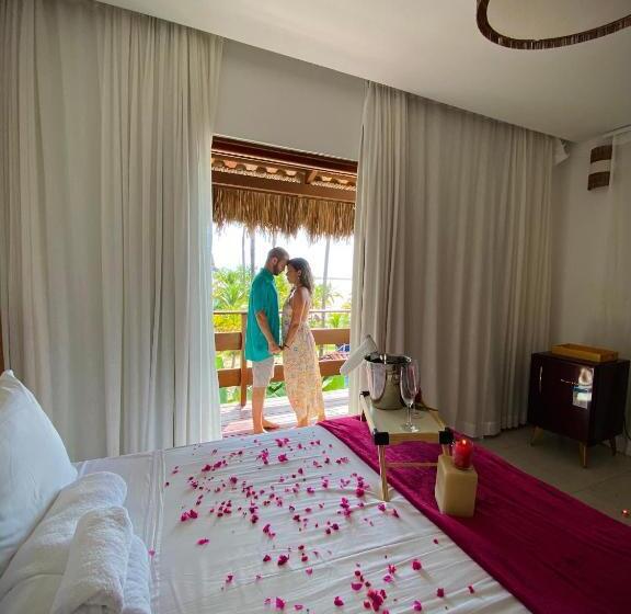 חדר דלוקס לשלושה עם נו לים, Junduh Brasil Pousada E Restaurante