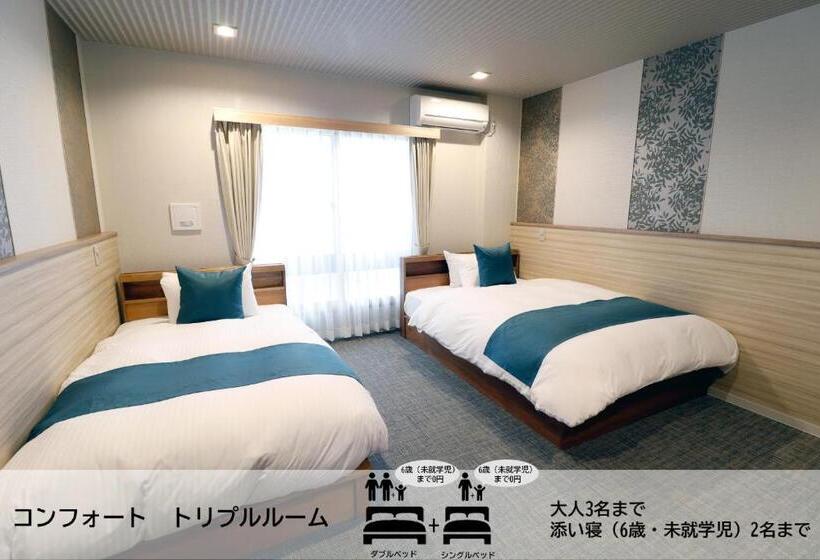 Comfort Triple Room, Stay Sakura Kyoto Tambaguchi