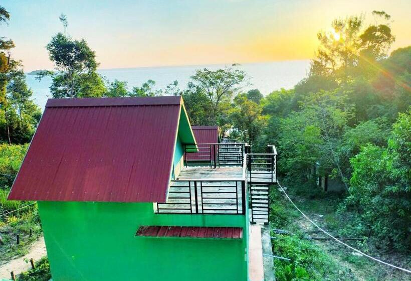 带共用浴室的标准房间, Plankton Bungalow And Camping