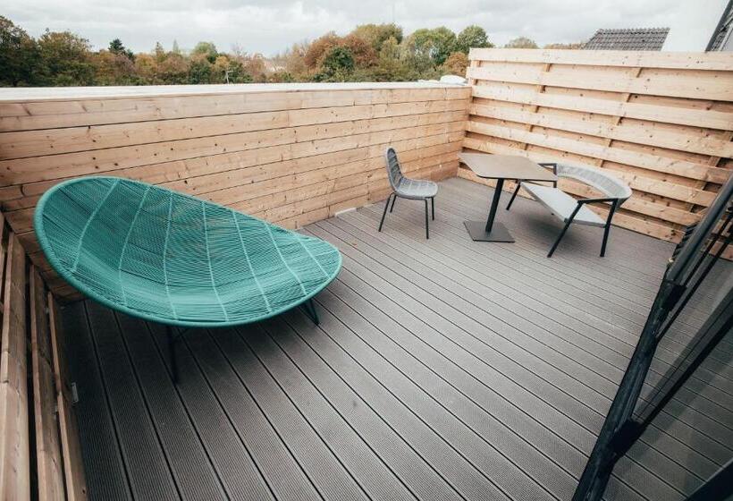 غرفة قياسية مزوَّدة بتراس, Cityhotel Wood