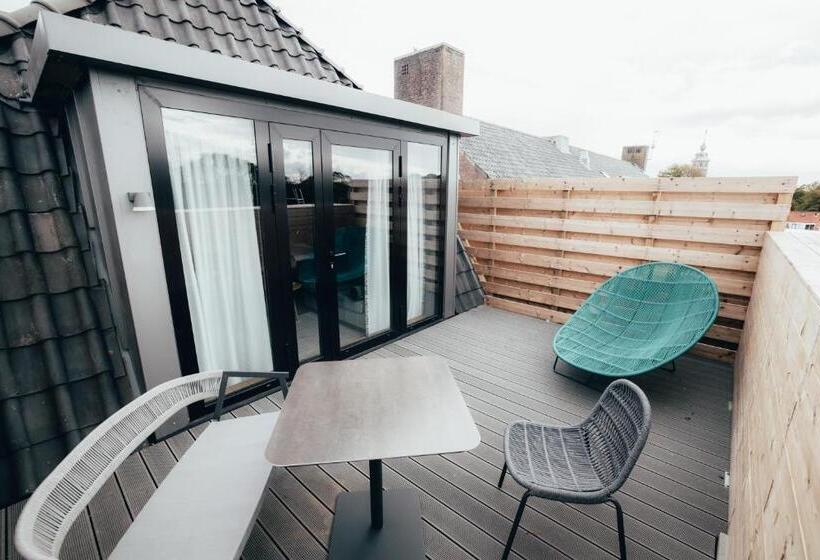 غرفة قياسية مزوَّدة بتراس, Cityhotel Wood