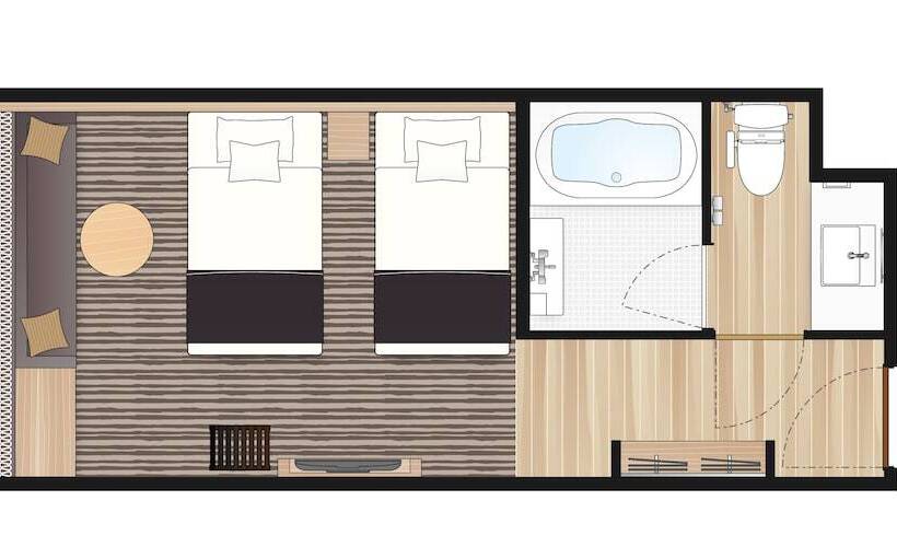 스탠다드 룸, Prefort Nishiakashi