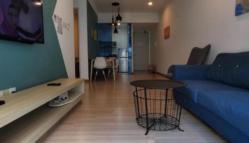 آپارتمان 1 خوابه با بالکن, Icon Stay The Wave Melaka