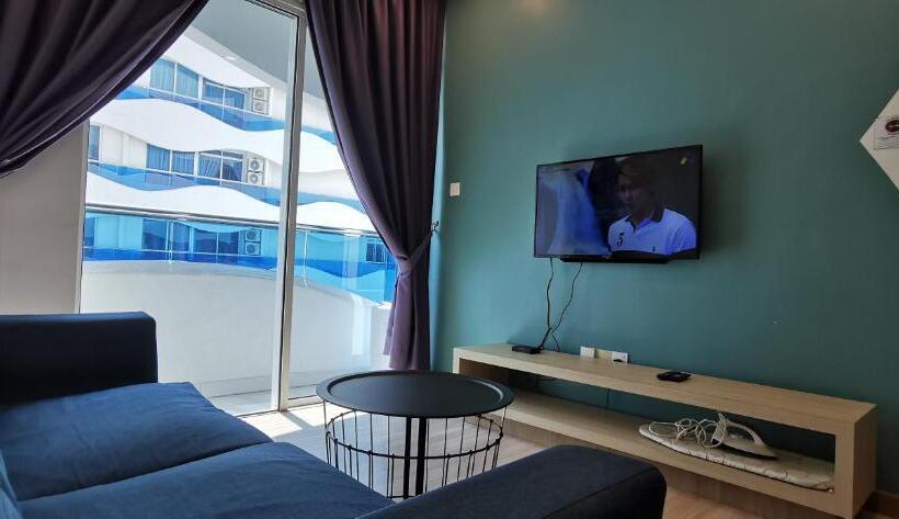 آپارتمان 1 خوابه با بالکن, Icon Stay The Wave Melaka