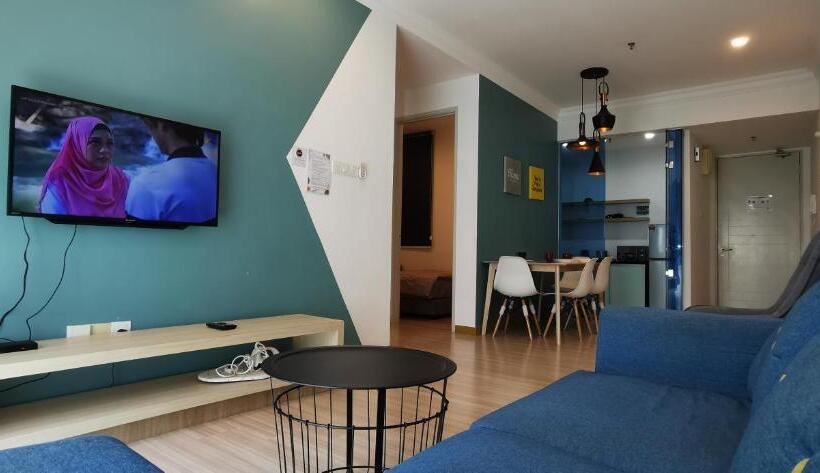 آپارتمان 1 خوابه با بالکن, Icon Stay The Wave Melaka